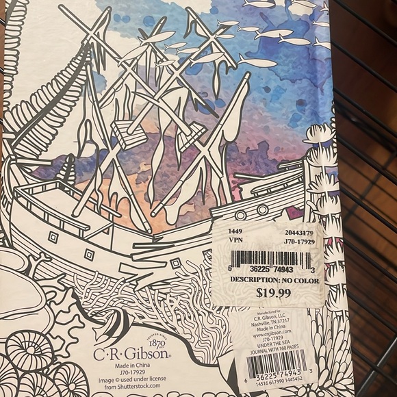 NWT color me coloring journal by C.R.Gibson - Picture 5 of 7